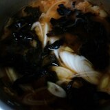 キムチと豆腐のスープ
